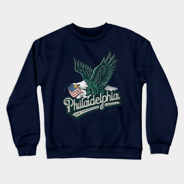 Philadelphia Eagles Crewneck Sweatshirt by TshirtMA